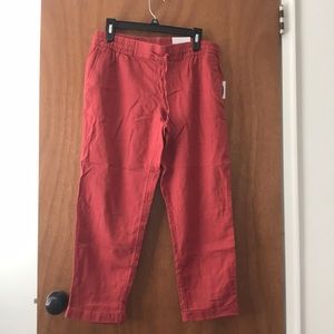 NWT Old Navy linen crop pants